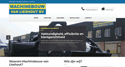 Desktop Screenshot of machinebouw.nl