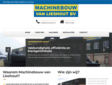 Tablet Screenshot of machinebouw.nl